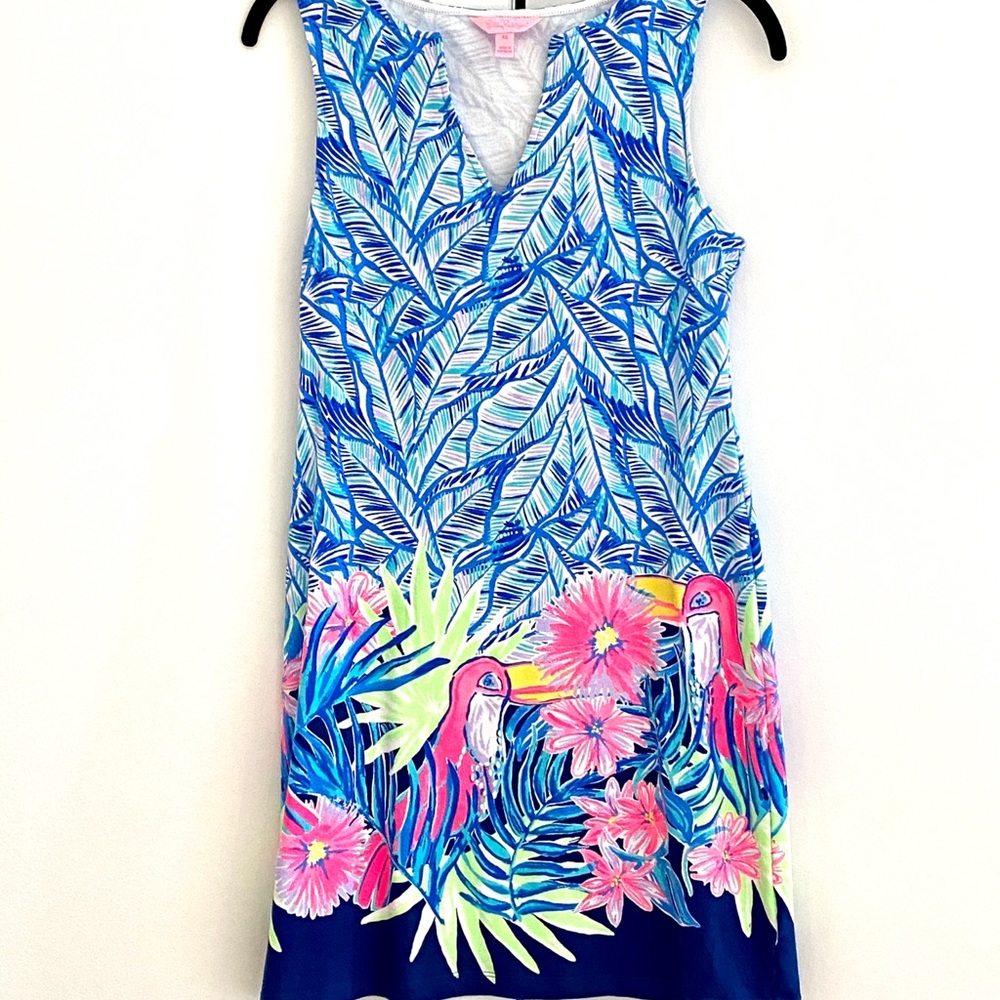 Lilly Pulitzer Harper Shift in Blue Let’s Mango